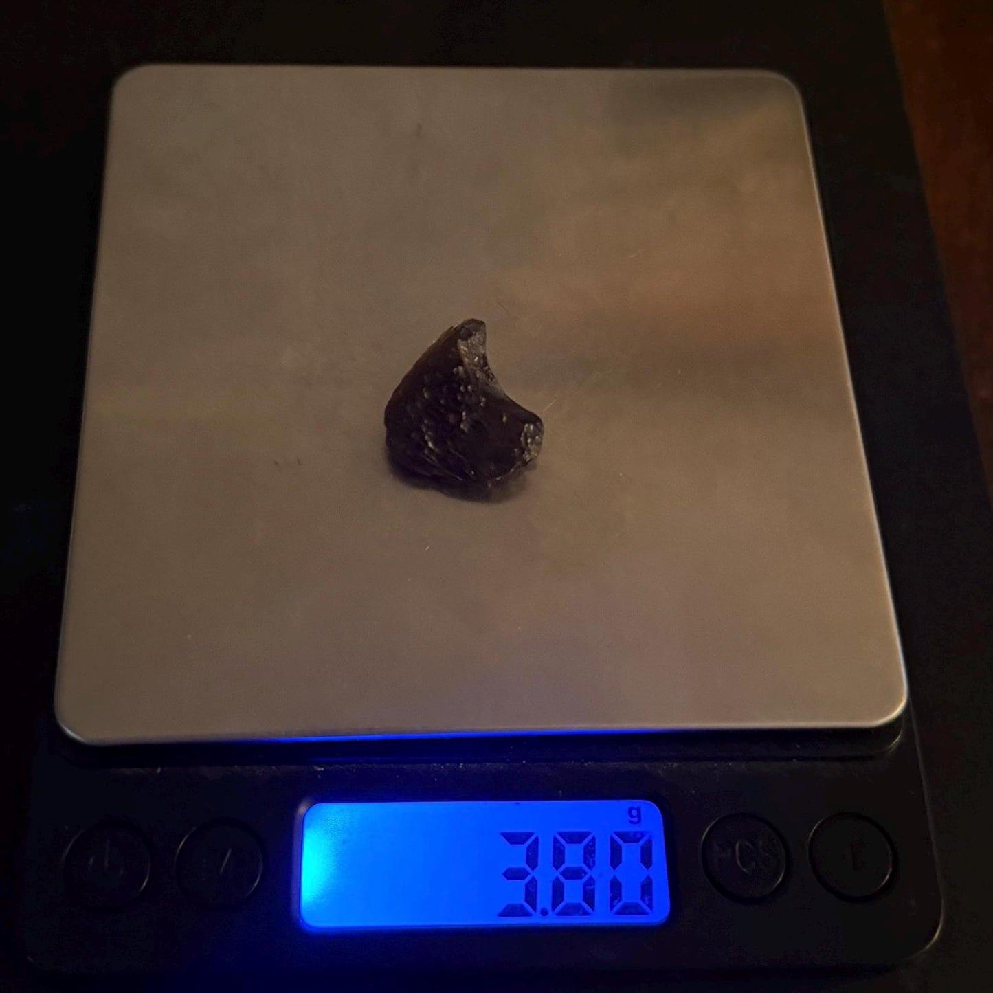 Colombianite Specimen: Translucent Pseudo-Tektite, Shamanic Healing Stone, 3.80 grams