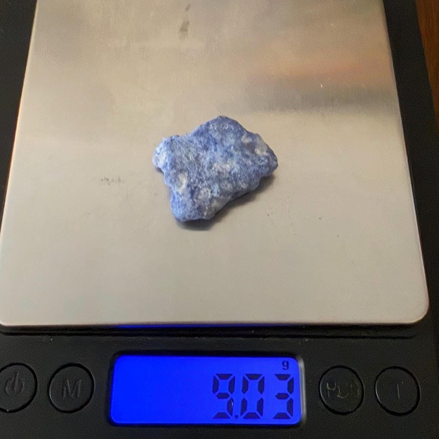 Raw Dumortierite Crystal, Bahia Brazil, Vibrant Blue Specimen (9.03g/45.15ct)