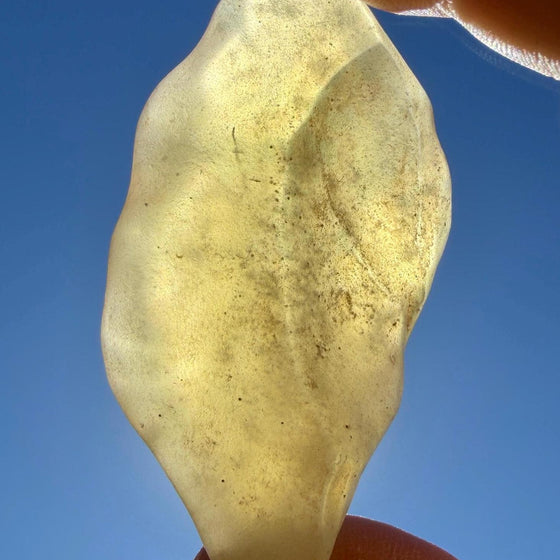 Libyan Desert Glass: Authentic Meteorite Impact Glass, Premium Sahara Specimen, 58.40 grams