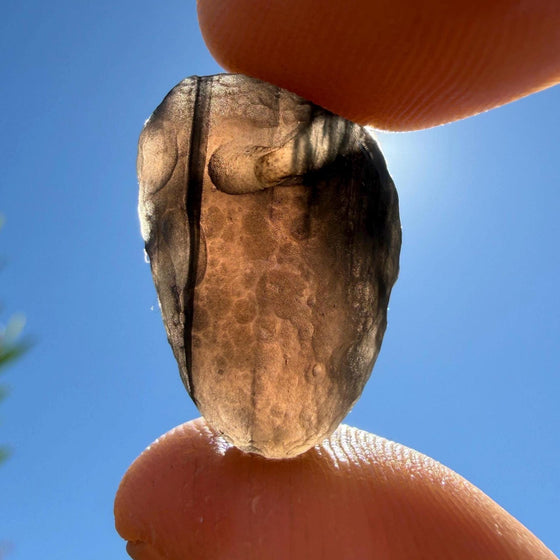 Saffordite Stone: Rare Cintamani, Arizona Tektite - 4.84 Grams