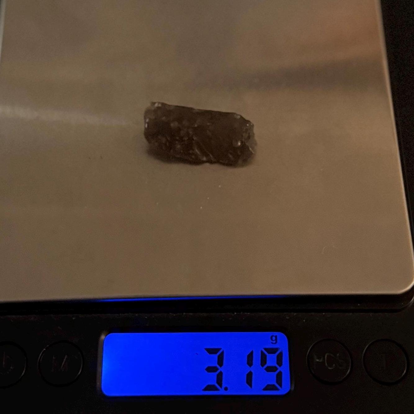 Colombianite Specimen: Translucent Shamanic Pseudo-Tektite, 3.19 grams