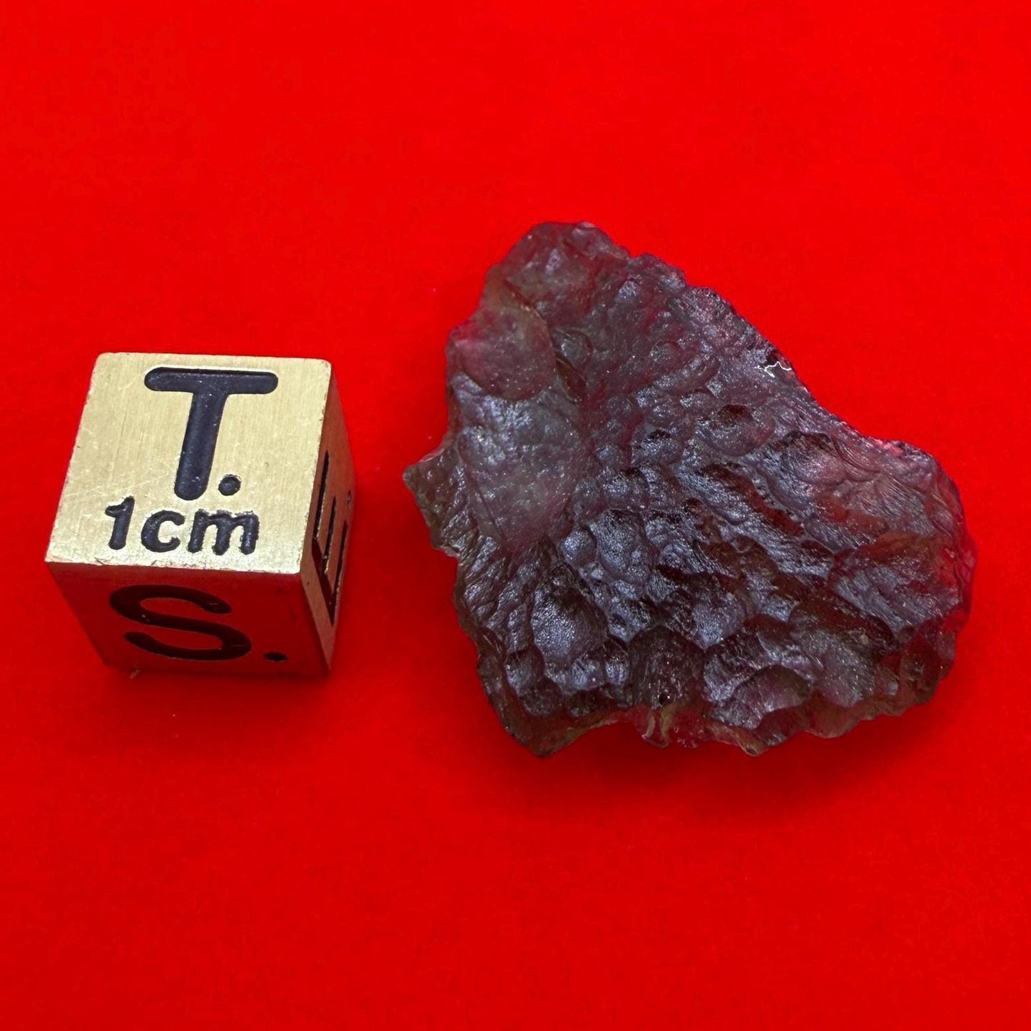Authentic Moldavite Tektite Specimen, Czech Republic, 4.10 grams