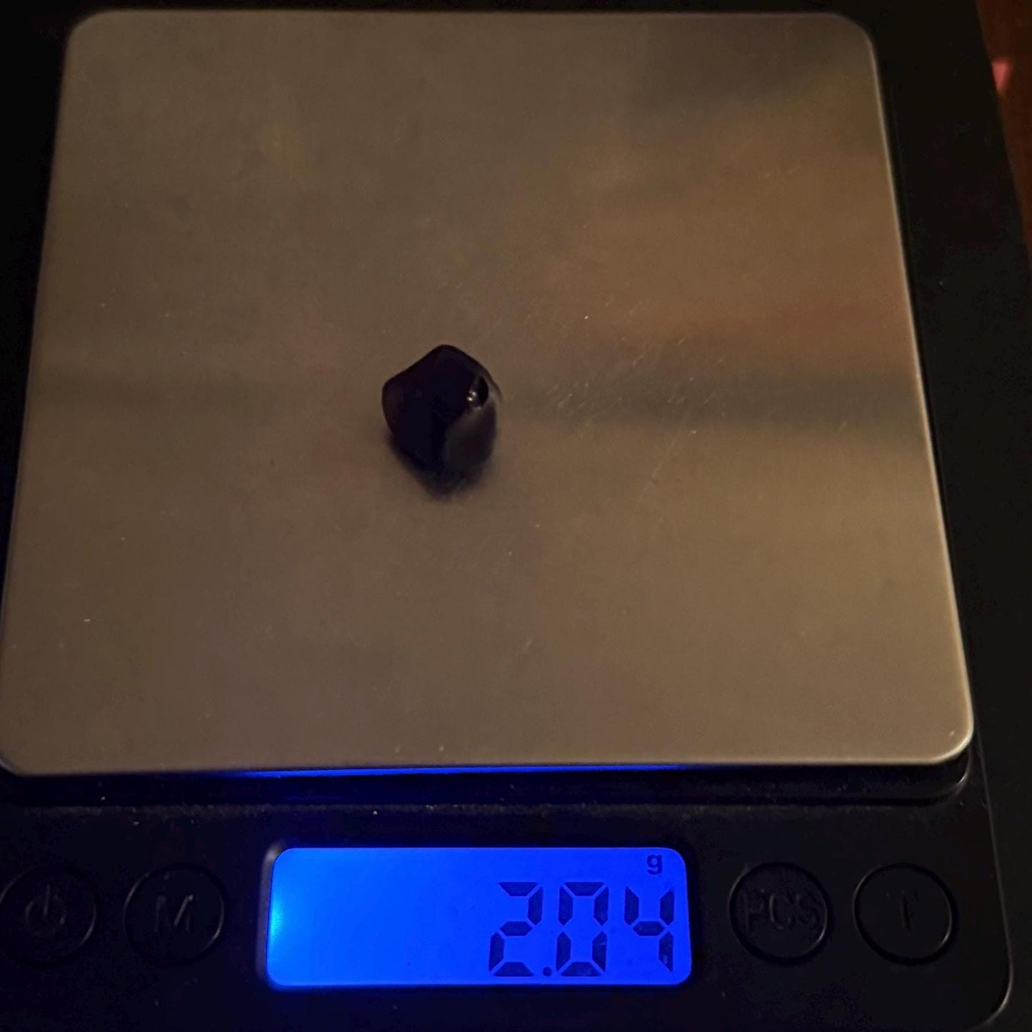 Saffordite Cintamani Stone: Rare Arizona Pseudo-Tektite, 2.04 Grams