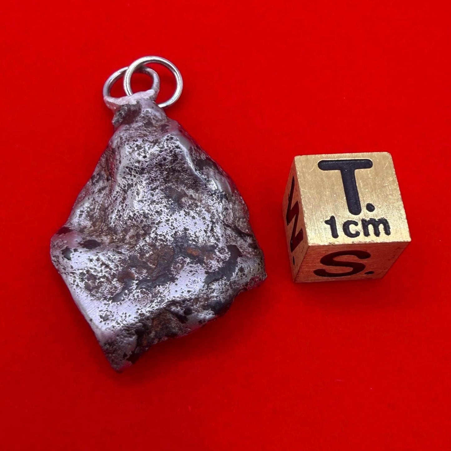 Henbury Iron Meteorite Pendant, Australia, Astronomy Gift, Cosmos, 11.21g