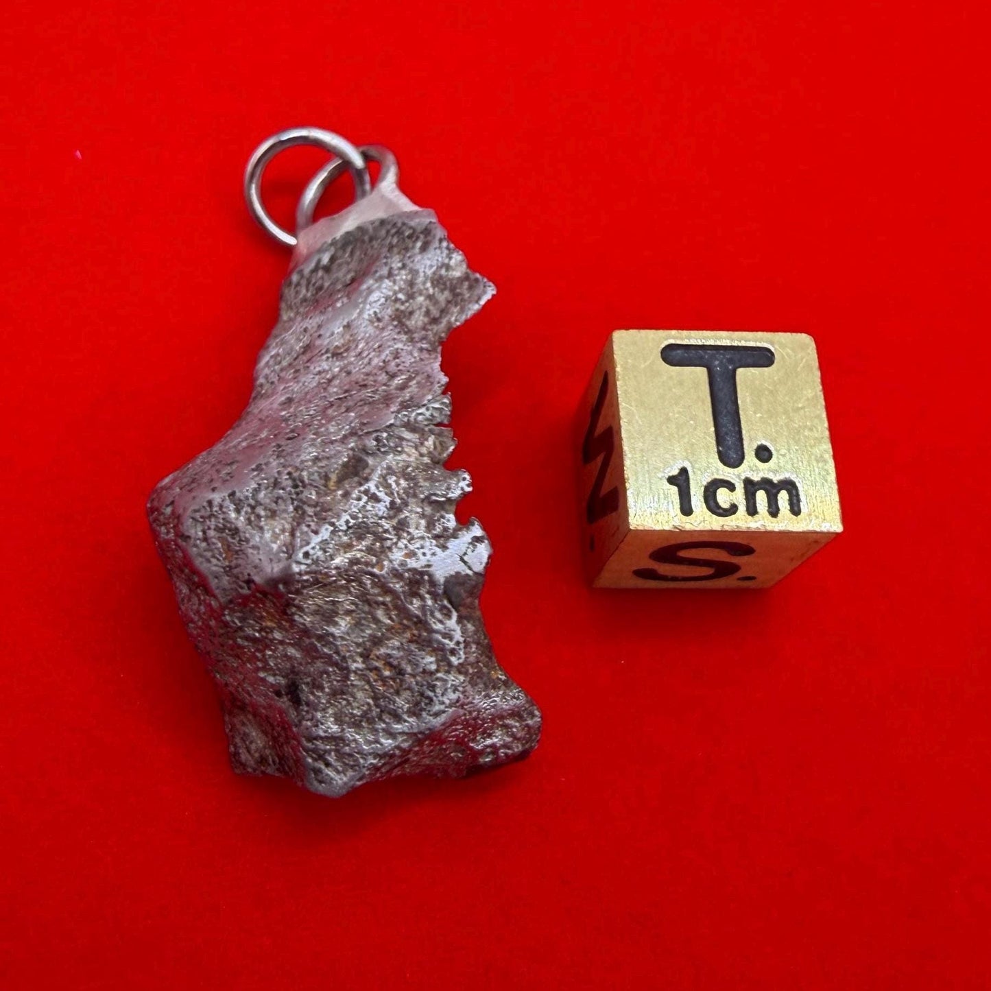 Henbury Iron Meteorite Pendant, Australia, Astronomy Gift, Cosmos, 11.28g