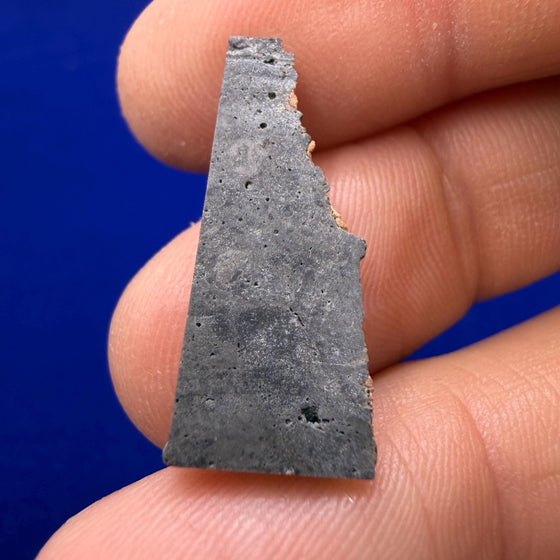 NWA 16315 Lunar Melt Breccia Meteorite Slice, Authentic Moon Rock, Mauritania, 1.26g