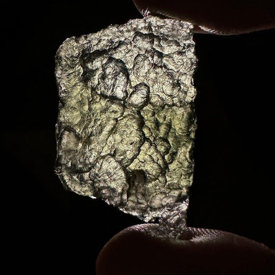 Authentic Moldavite Tektite Specimen, Reiki Talisman (4.19 grams)