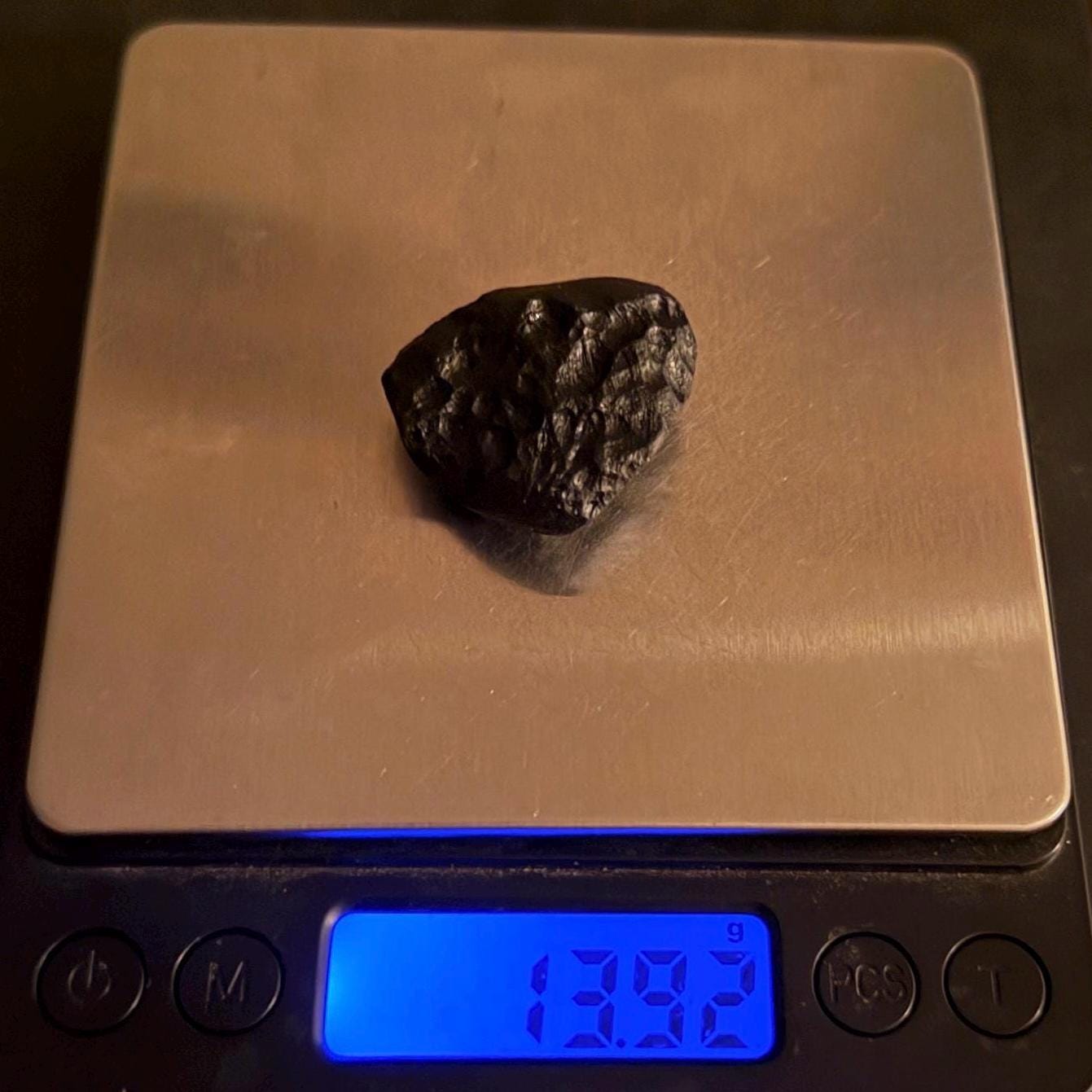 Indonesian Tektite: Indochinite Impactite, Energy Work Stone, 13.92 grams