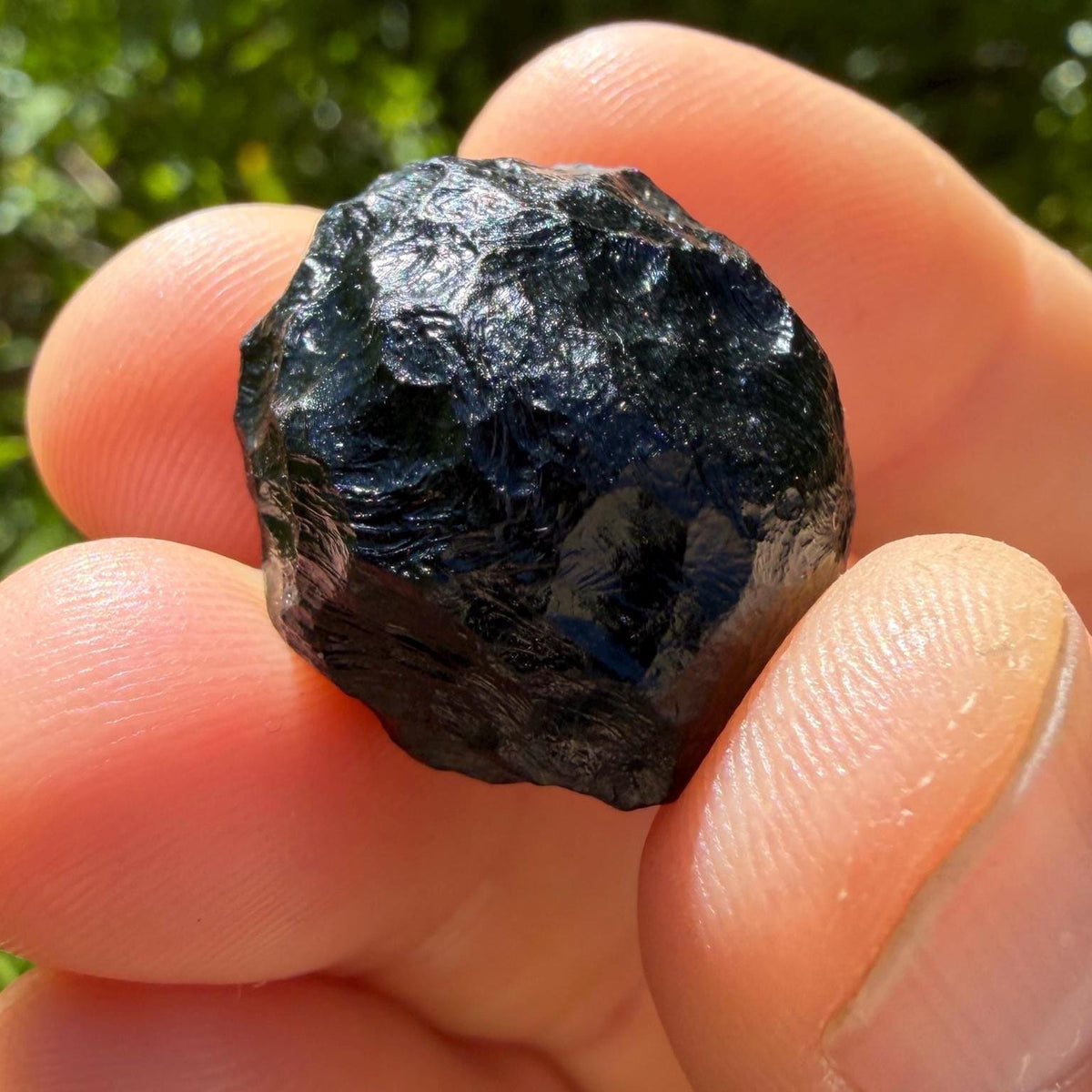 Indonesian Tektite: Indochinite Impactite, Energy Work Stone, 8.99 grams