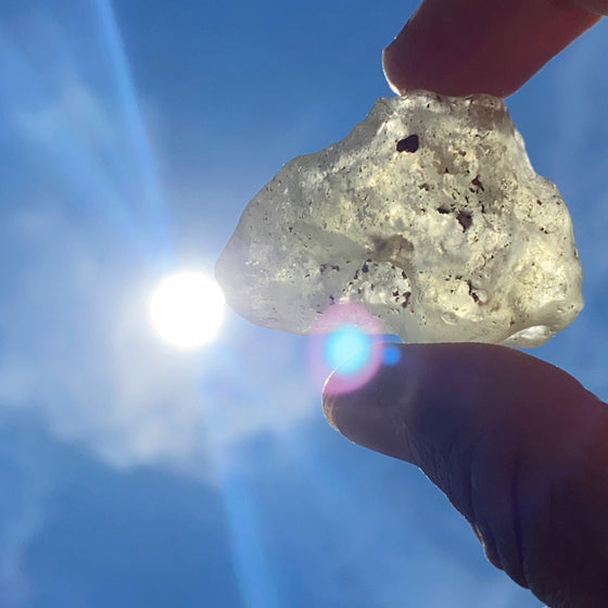 Rare Libyan Desert Glass: Golden Tektite Talisman, 22.70 grams