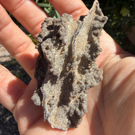 Sahara Desert Fulgurite: Lightning Glass, Fossilized Lightning, Energy Work, 13.12 grams