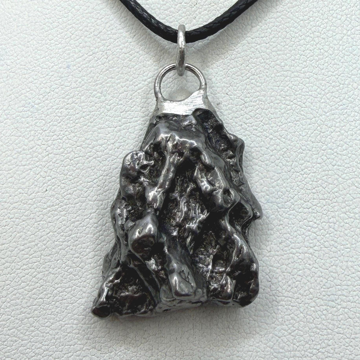 Campo del Cielo Meteorite Pendant, Authentic Astronomy Gift, Cosmic Jewelry, 20.13 grams