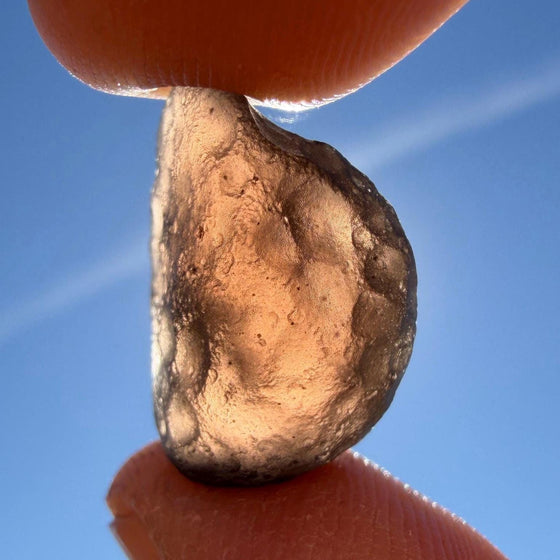 Saffordite Stone: Rare Cintamani, Arizona Tektite -3.14 Grams