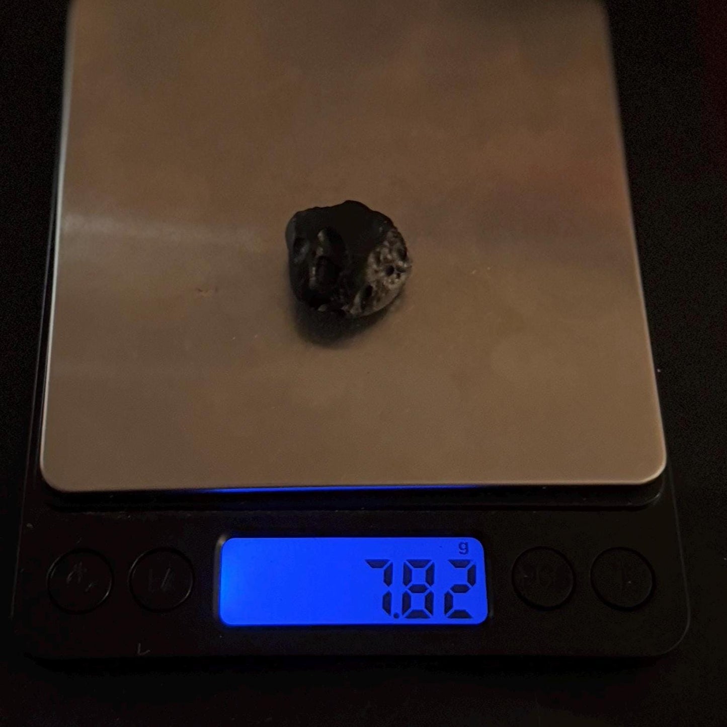 Indochinite Tektite: Indonesian Impactite, Energy Work Stone, 7.82 grams