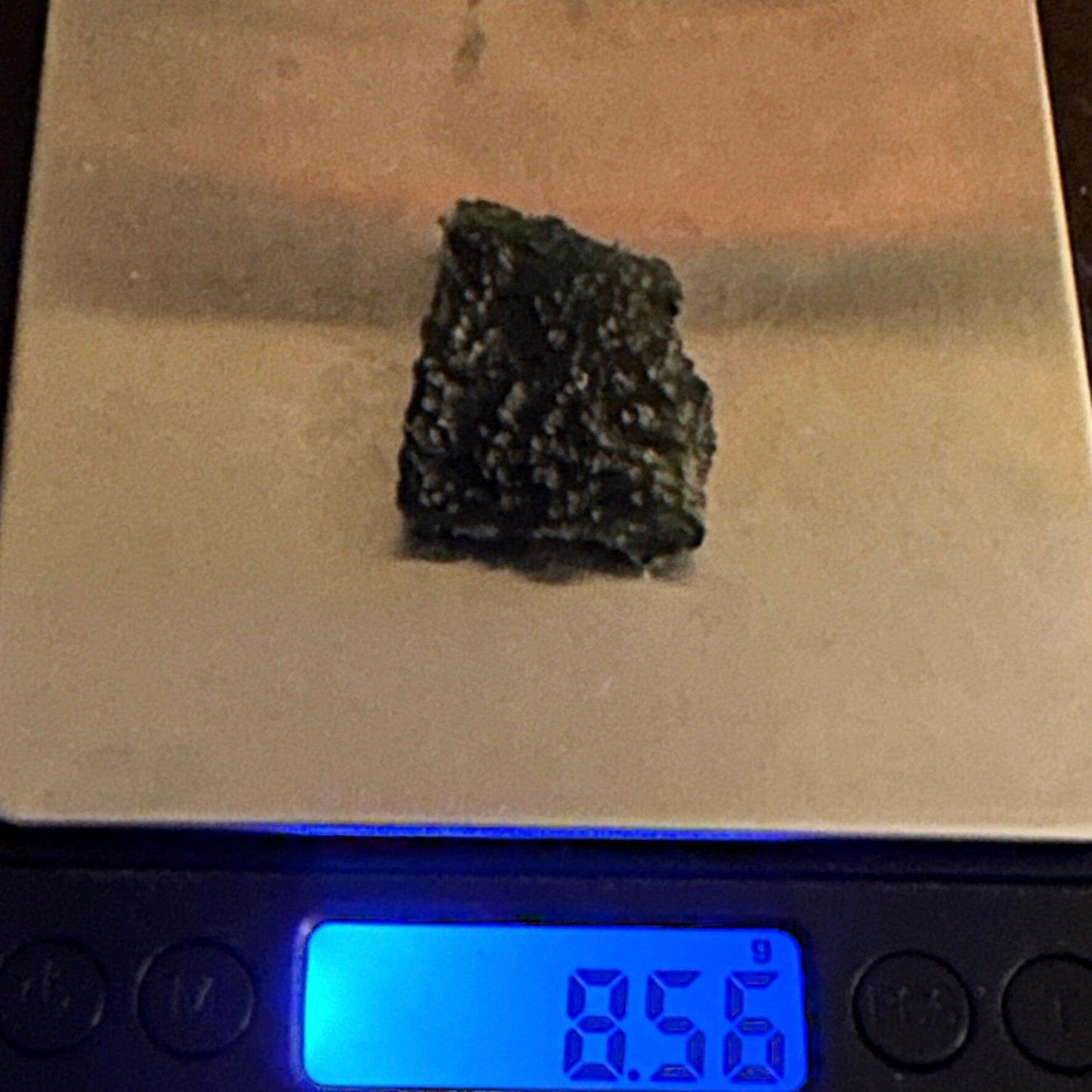 Authentic Moldavite Tektite Specimen: Spiritual Talisman, 8.56 grams