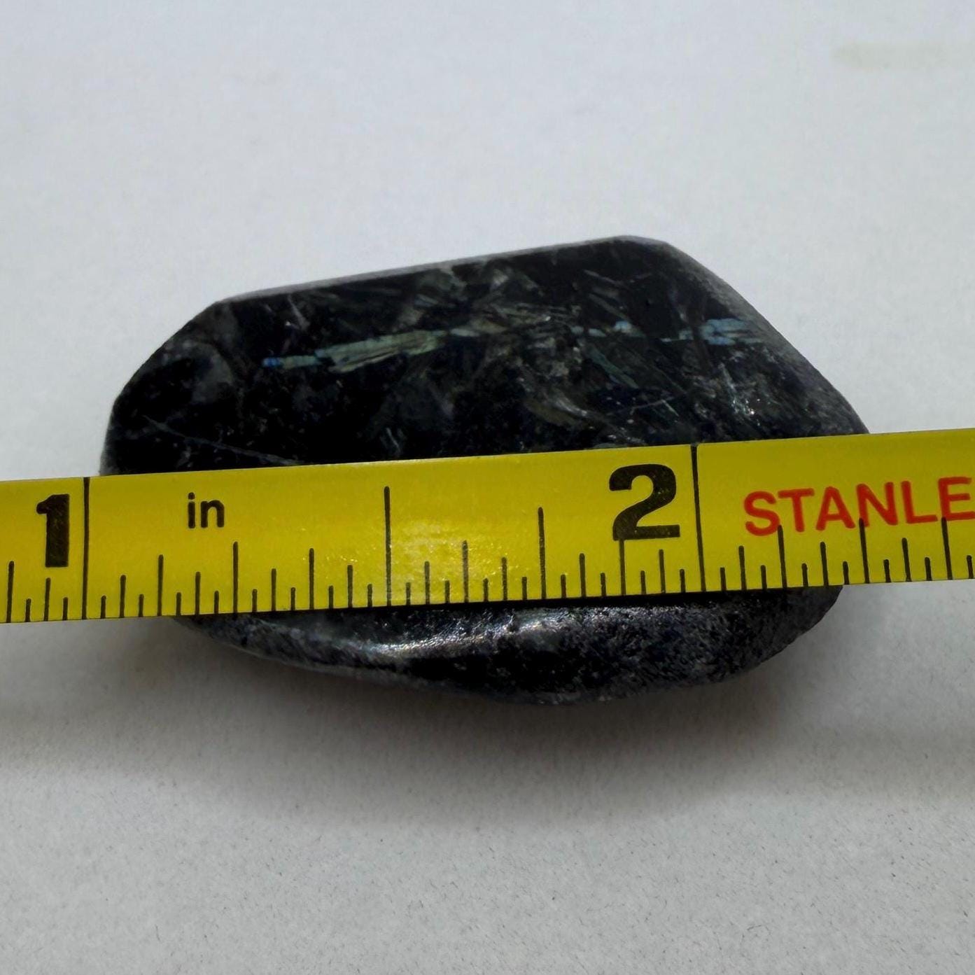 Rare Nuummite Crystal Finland, Genuine Sorcerer’s Stone, Iridescent Stone, 13.96g