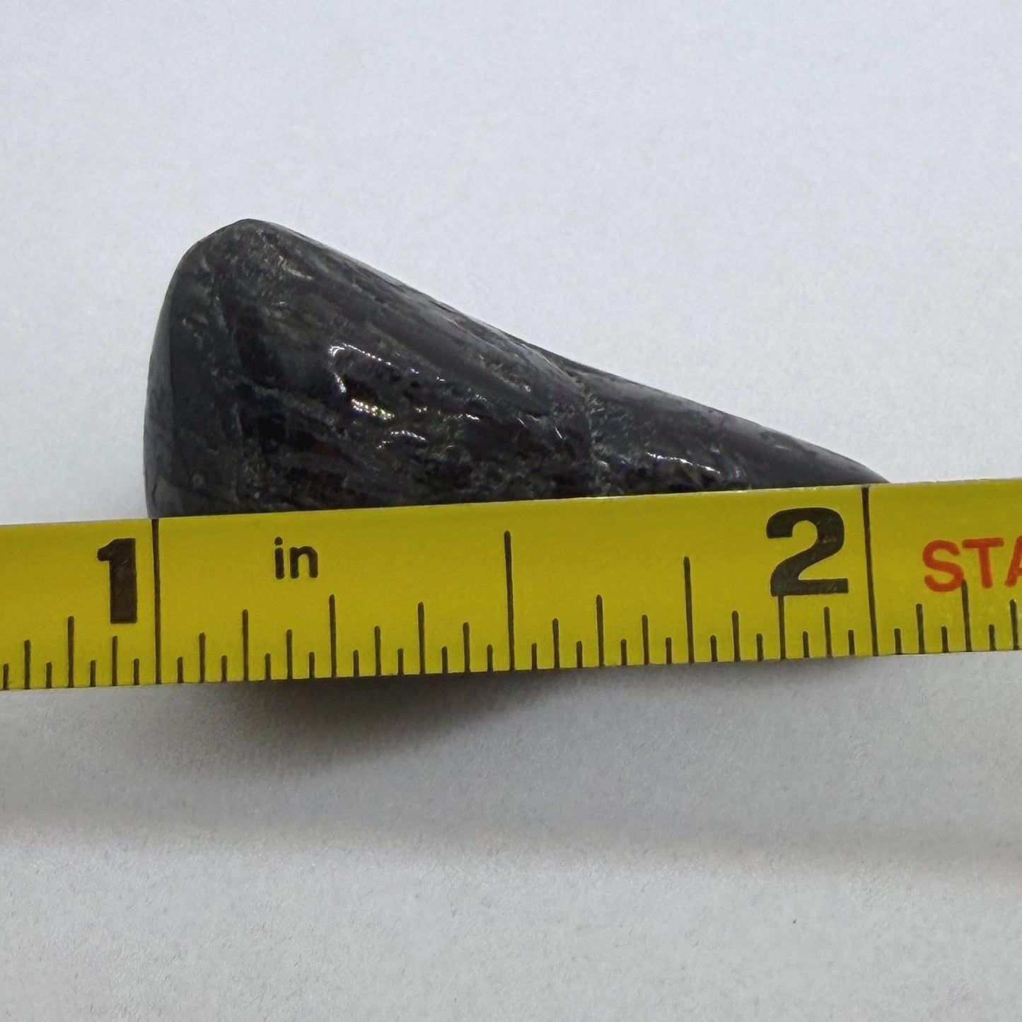 Greenland Nuummite Stone: Reiki Healing Stone, Protection Talisman, 9.17 grams