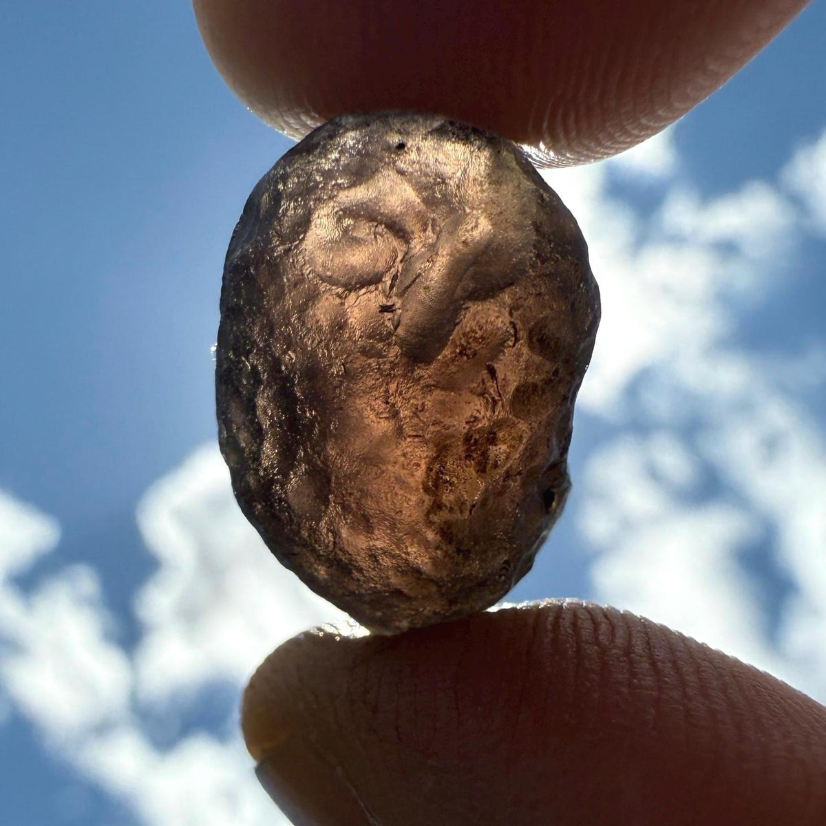 Saffordite Stone: Rare Cintamani, Arizona Tektite - 2.77 Grams