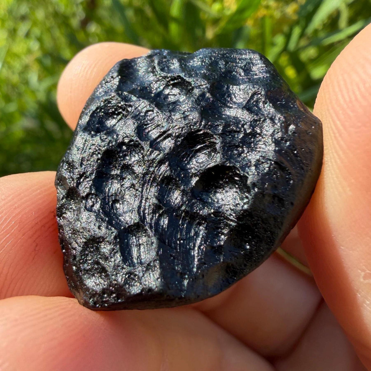 Indonesian Tektite: Indochinite Impactite, Energy Work Stone, 13.92 grams
