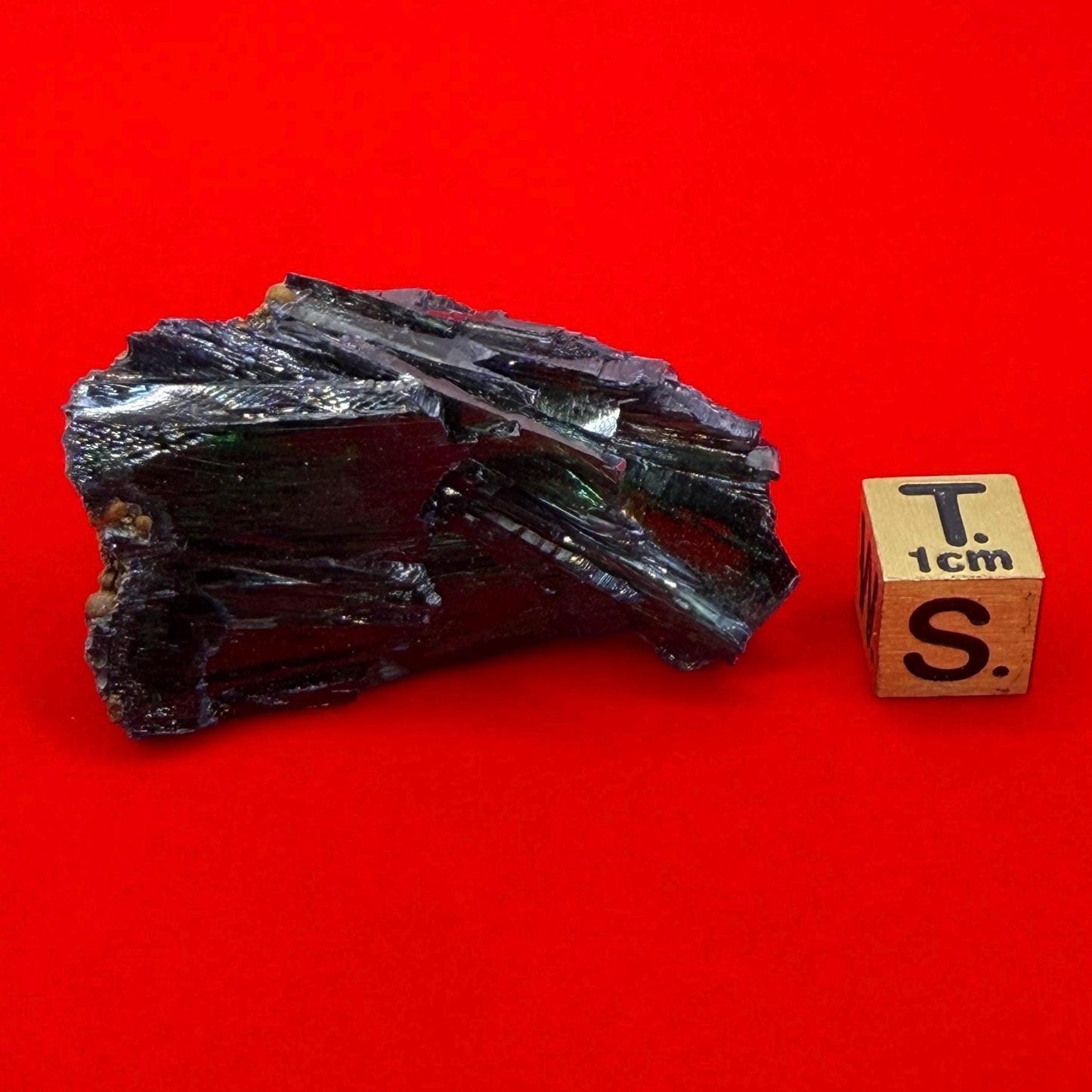 Rare Brazilian Vivianite Crystal: Reiki Energy Stone, Collector's Gem, 22.44g/112.2ct