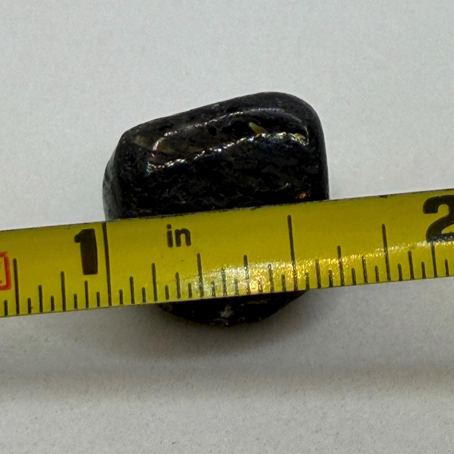 Greenland Nuummite Stone: Reiki Healing Stone, Protection Talisman, 5.25 grams