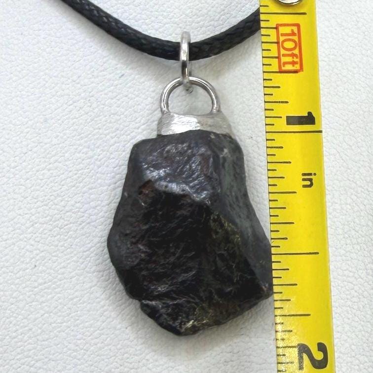 Canyon Diablo Iron Meteorite Pendant: Arizona Space Gift, 10.95 grams