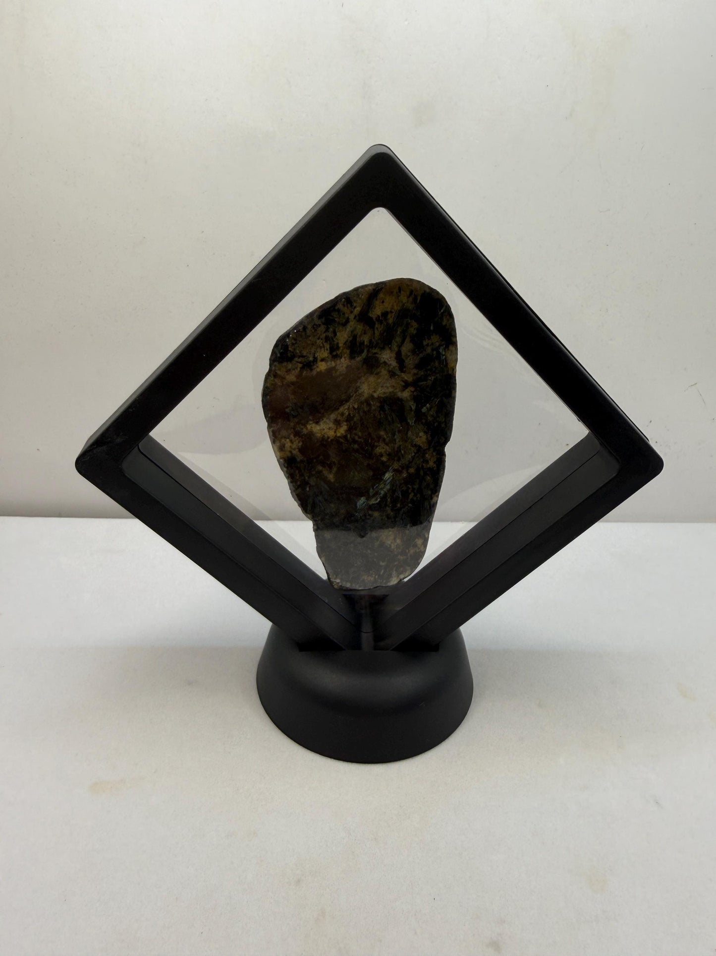Rare Nuummite Crystal Finland, Genuine Sorcerer’s Stone, Iridescent Stone, 48.82g