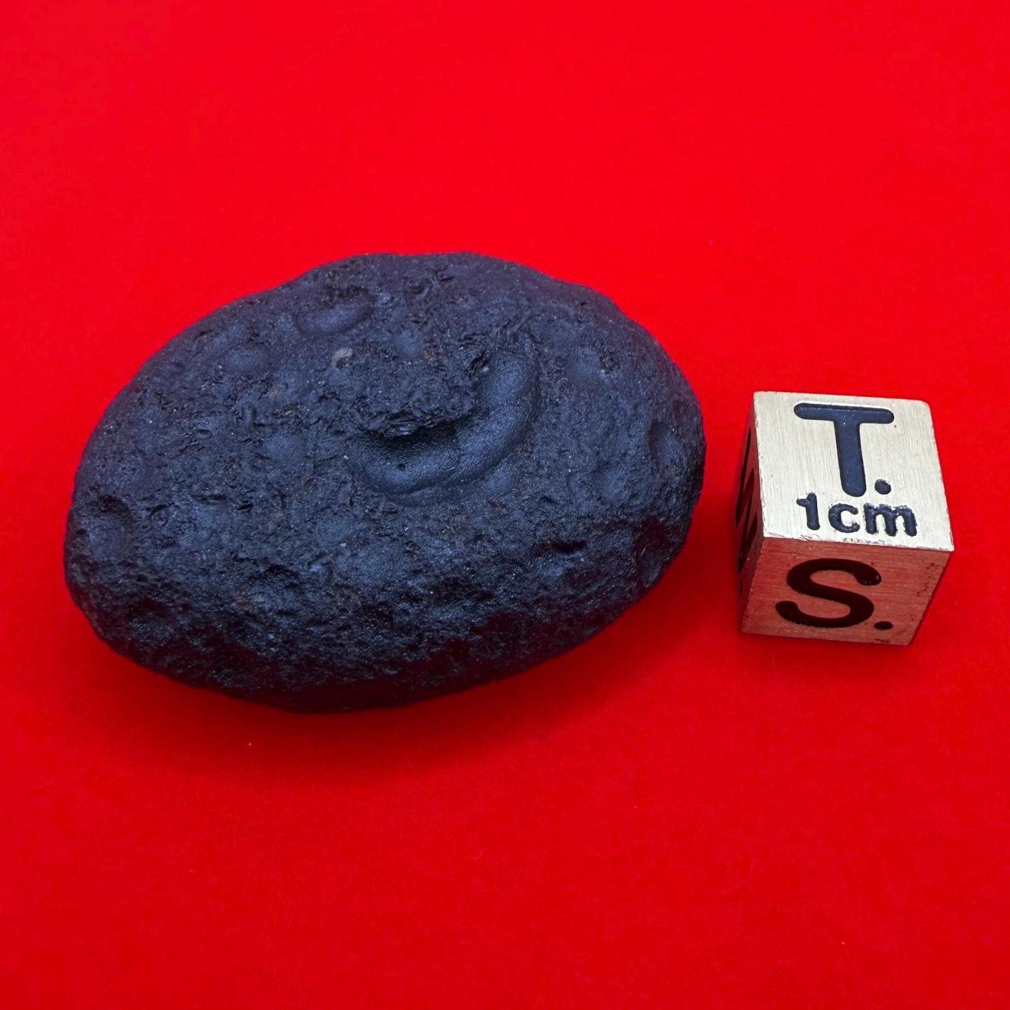Saffordite Stone: Rare Cintamani, Arizona Pseudo-Tektite -18.69 Grams