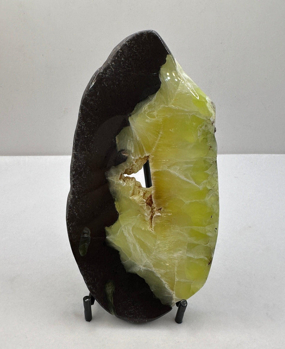 Prehnite Naturalite Crystal: Lucid Dreaming Reiki Stone, 240g/1200ct