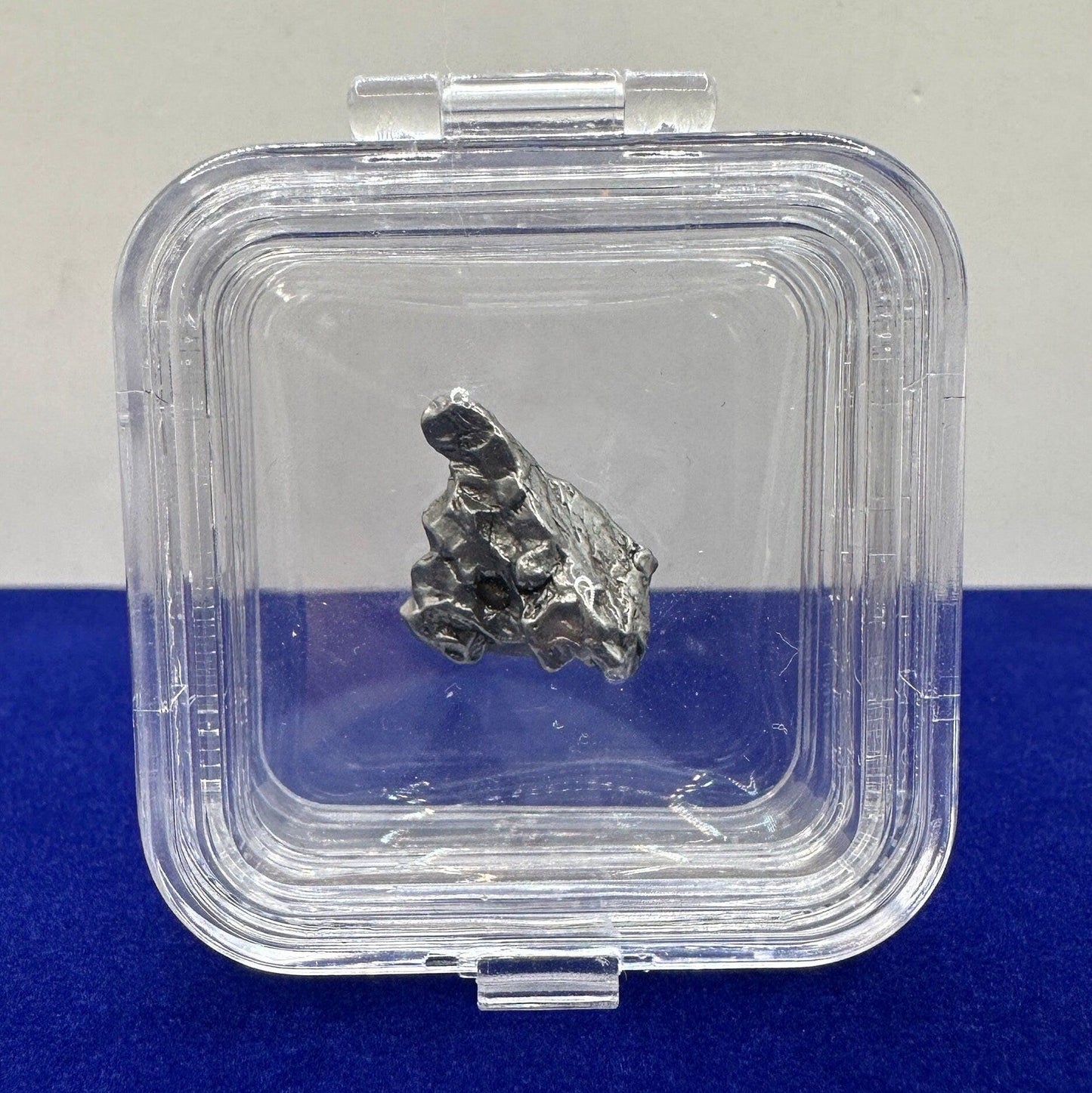 Beautiful Meteorite Specimen Campo del Cielo 7.12 grams, comes with a display case and velvet carrying bag, Astronomy Gift, Space Gift