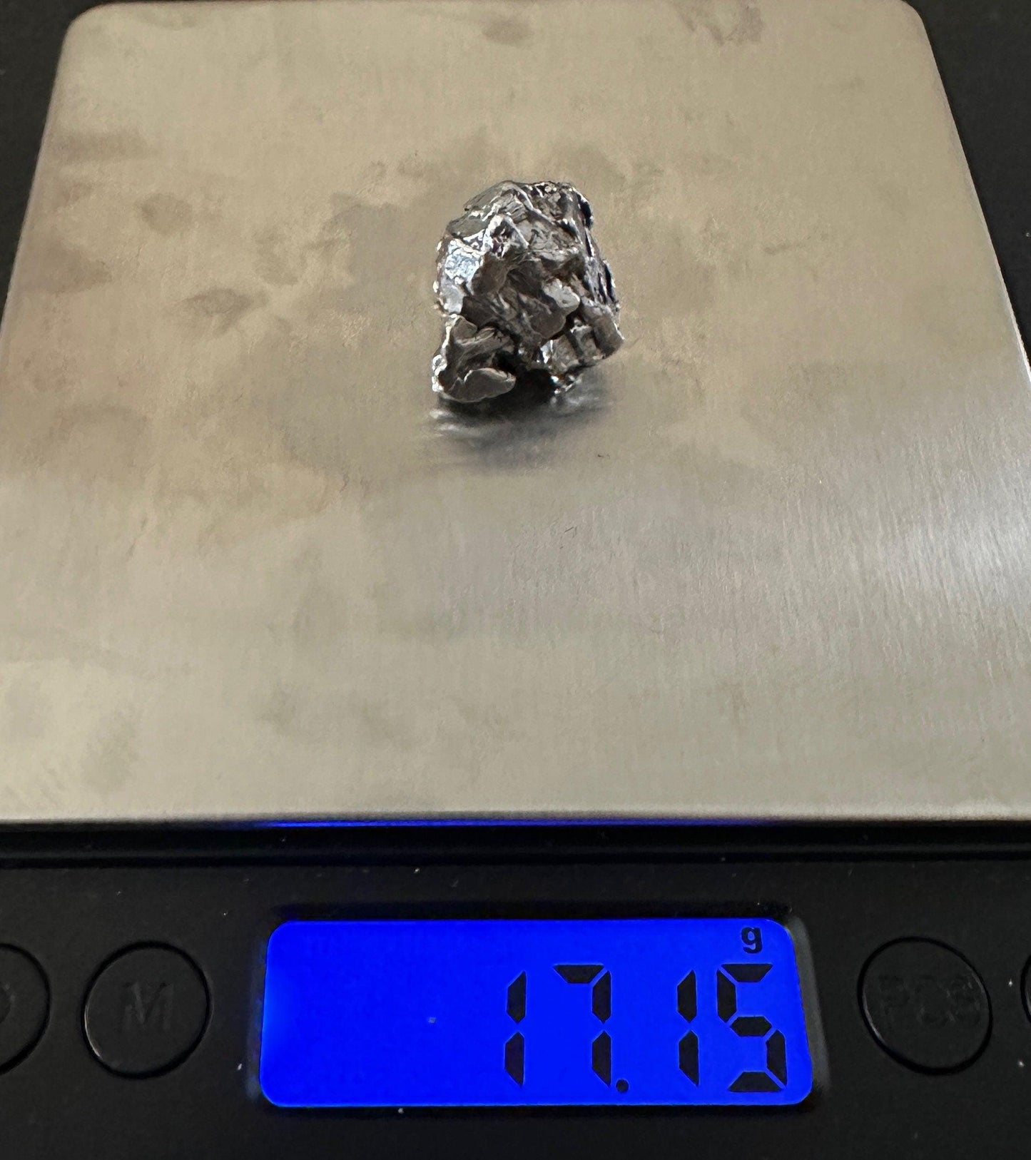 Beautiful Meteorite Specimen Campo del Cielo 17.15 grams, comes with a display case and velvet carrying bag, Astronomy Gift, Space Gift