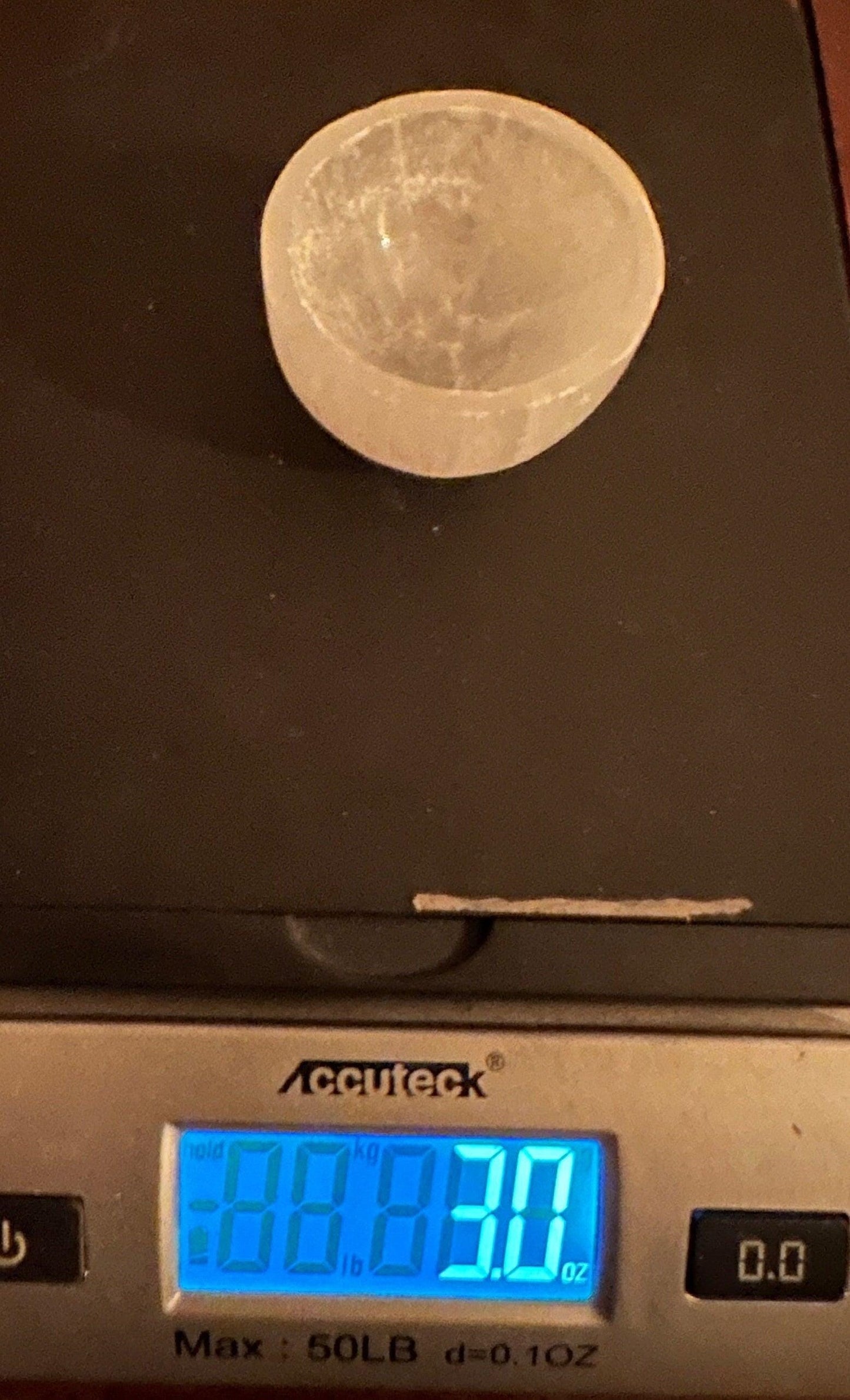 Selenite Charging Bowl, Little Bowl, Moroccan Selenite, Reiki, Handmade Bowl, smooth surfaces, Selenite Crystal Bowl, 3.0 ounces