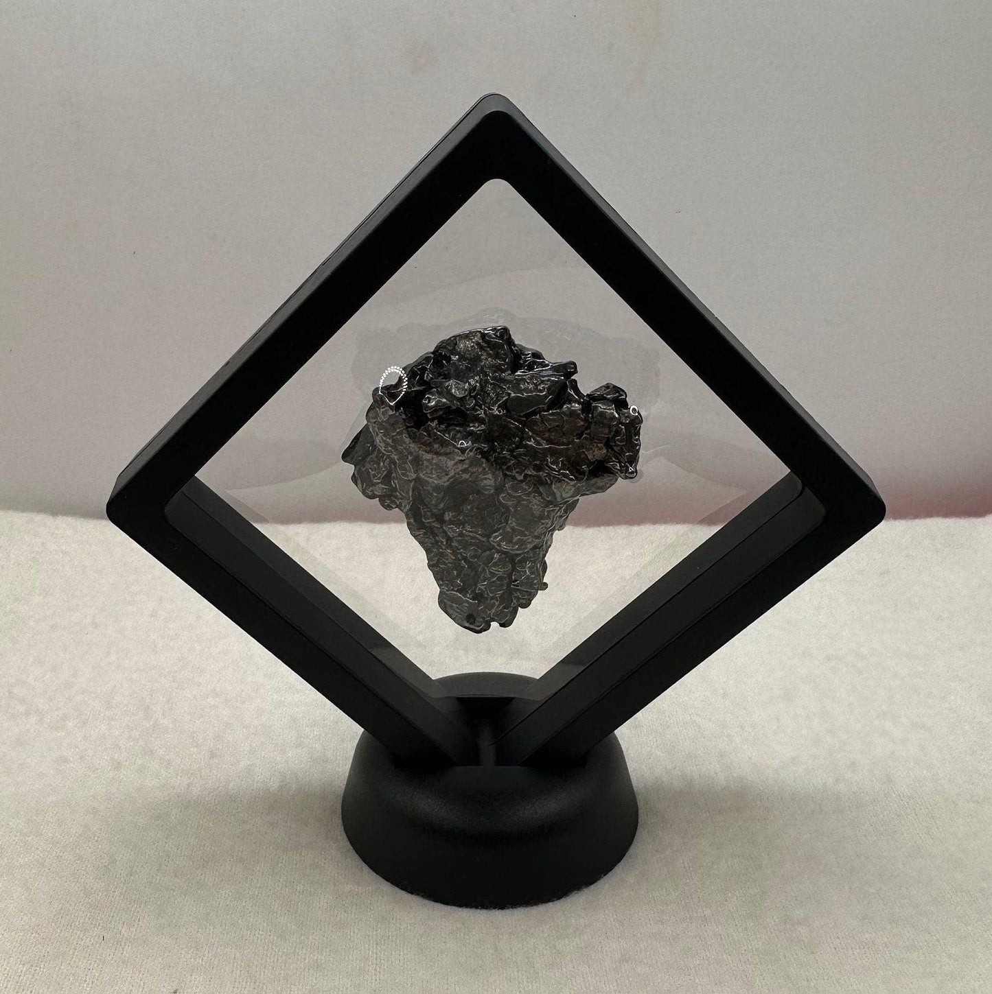Display Cases, Medium Display Cases, Lot of 3, Mineral 3D Display Case with stand, Meteorite Collection, Rock Collection, Collection Display