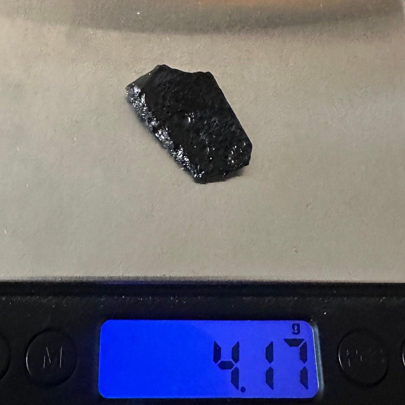 Beautiful Tektite, Indonesia, Indochinite Tektite, Rock Impactite, Energy Work, Reiki, 4.17 grams, Astronomy Gift, Tektite, Space Gift