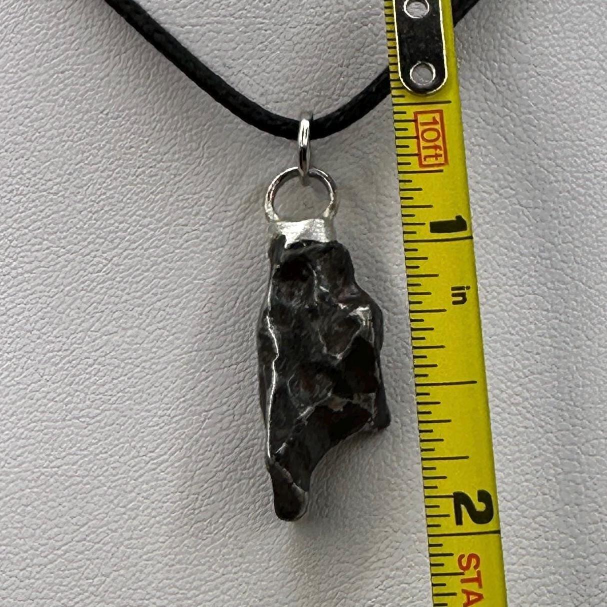 Agoudal Meteorite Pendant, Agoudal, Astronomy Gift, Space Gift, Iron Meteorite, Handmade Pendant, Authentic Iron Meteorite, 7.39 Grams
