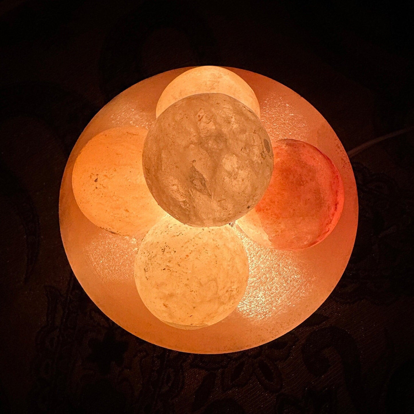 Beautiful Himalayan Salt Crystal Lamp, Bowl Lamp, Healing Energy, Prosperity Bowl, Home Decor, Office Decor, Reiki, 6 lbs 5.3 ounces