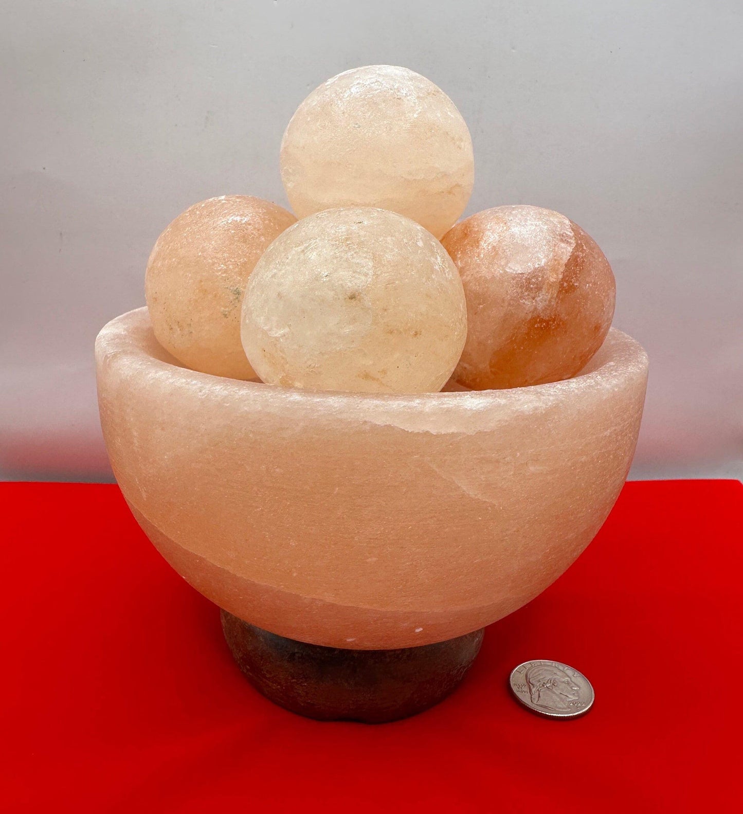 Beautiful Himalayan Salt Crystal Lamp, Bowl Lamp, Healing Energy, Prosperity Bowl, Home Decor, Office Decor, Reiki, 6 lbs 5.3 ounces
