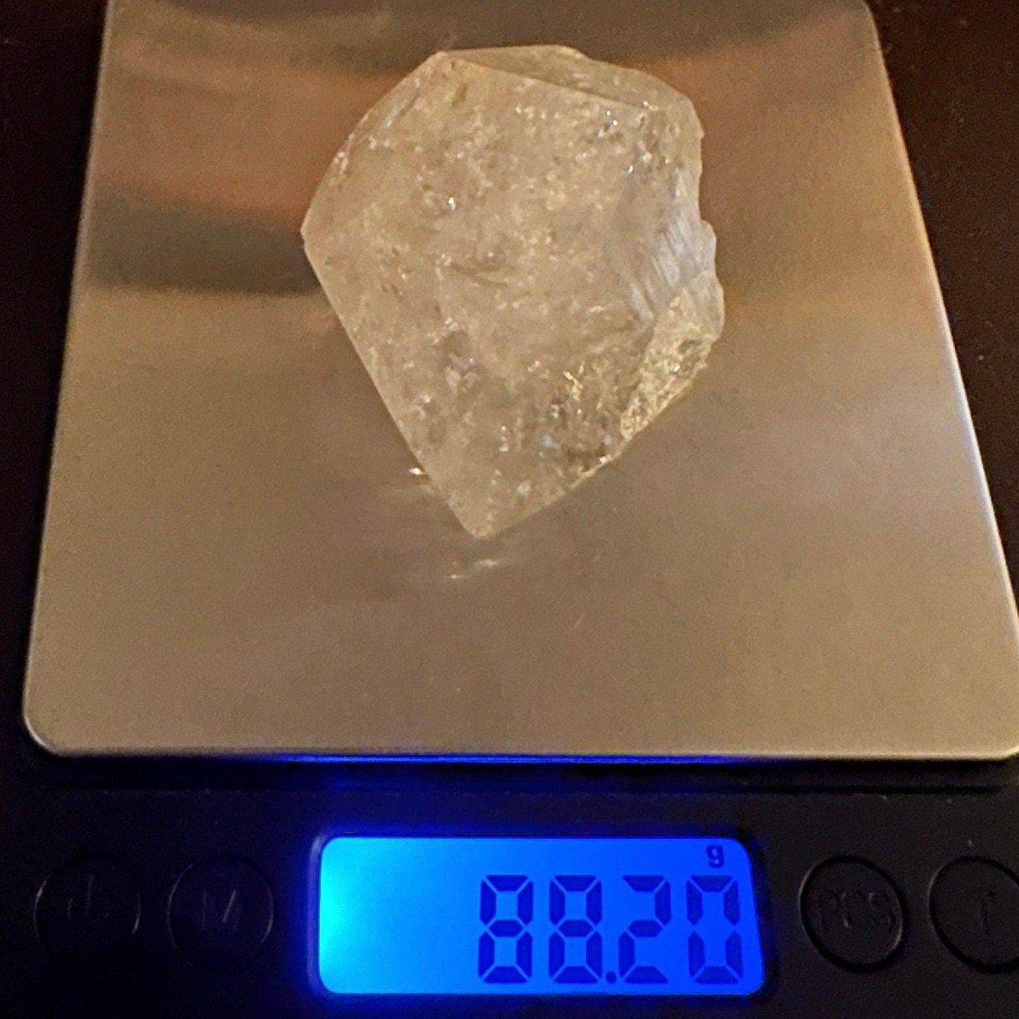 Elestial Quartz Crystal, Skeletal Quartz, Meditation, Reiki, Energy Healing, Crystal Collection, Chakras, Crystals, 88.20 grams