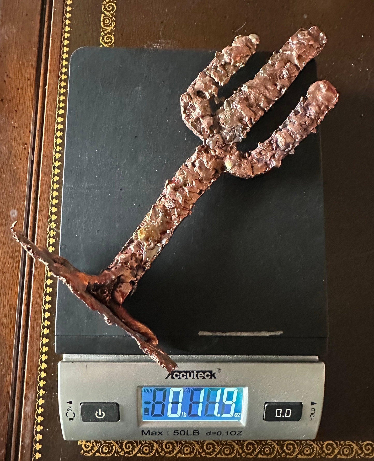 Beautiful Copper Cactus Sculpture, Arizona Copper, Copper from Globe Arizona, Southwest Gift, Arizona Gift, 11.9 ounces