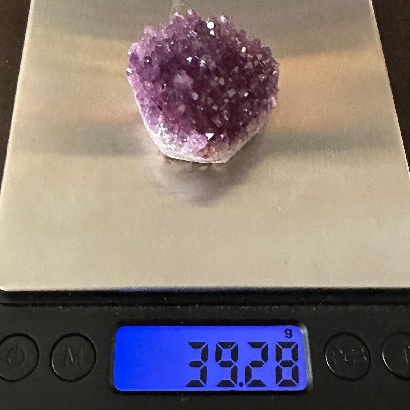 Deep Purple Amethyst Crystal, AAA+ Turkish Amethyst, Crystals, Alacam Mine, Crystal Collection, Crown Chakra, Turkey, 39.28 grams