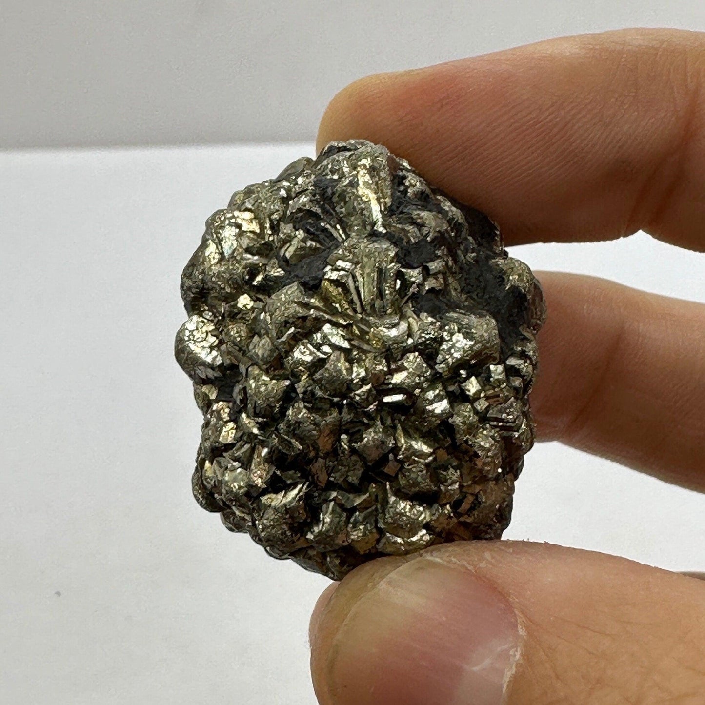 Rare Spiked Marcasite Nodule, Golden Prophecy Stone, Crystal of Protection, Pyrite, Reiki, Rock Collection, Transformation, 48.24 grams