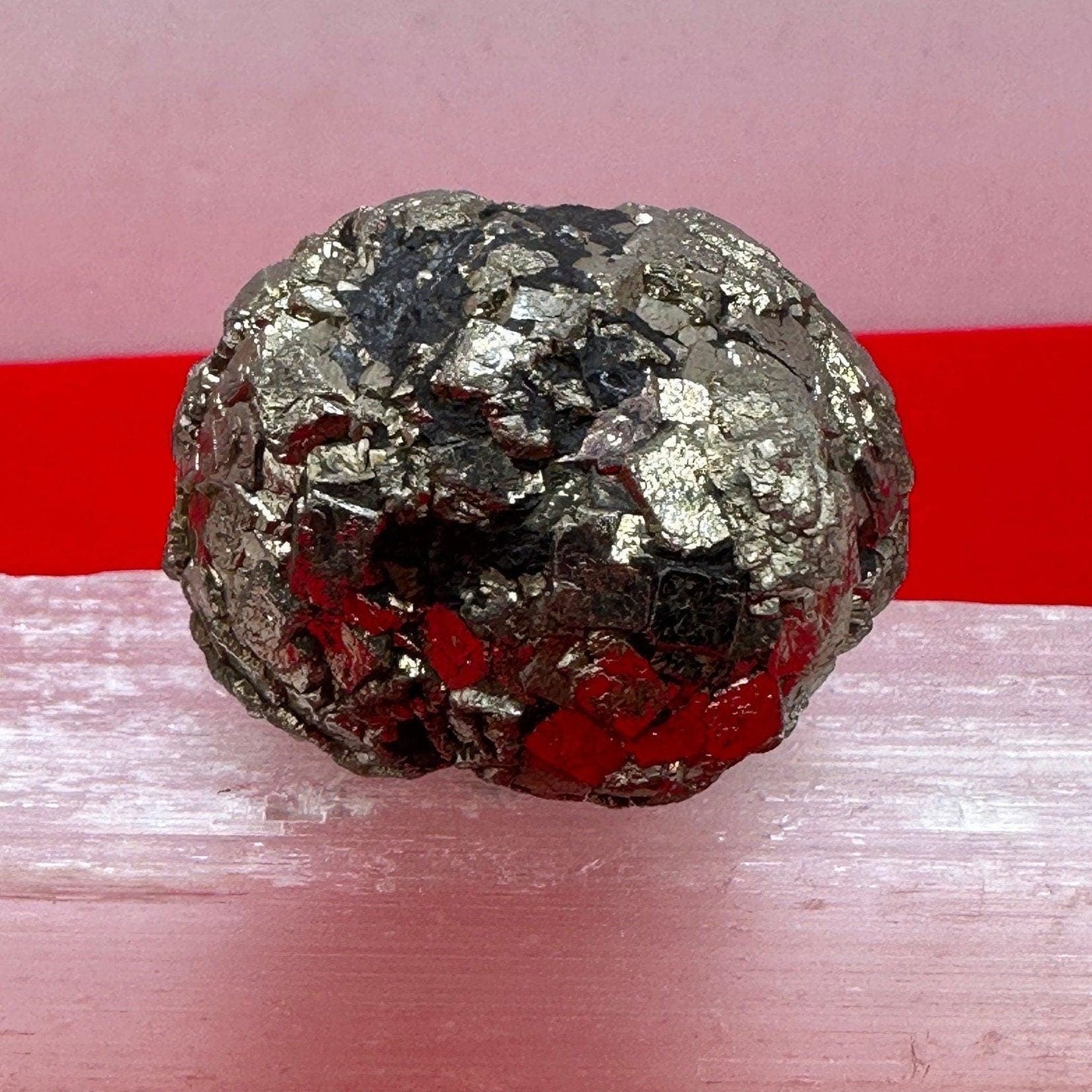 Golden Prophecy Stone, Rare and Unique, Marcasite Nodule, Crystal of Protection, Pyrite, Reiki, Rock Collection, Transformation, 87.81 grams
