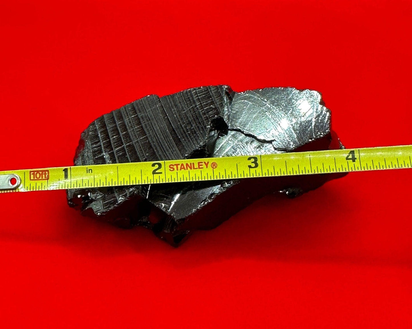 Shungite Specimen from Colombia, Rare and beautiful piece, High Quality, EMF Protection, Meditation, Reiki, Sleep Improvement, 66.11 grams