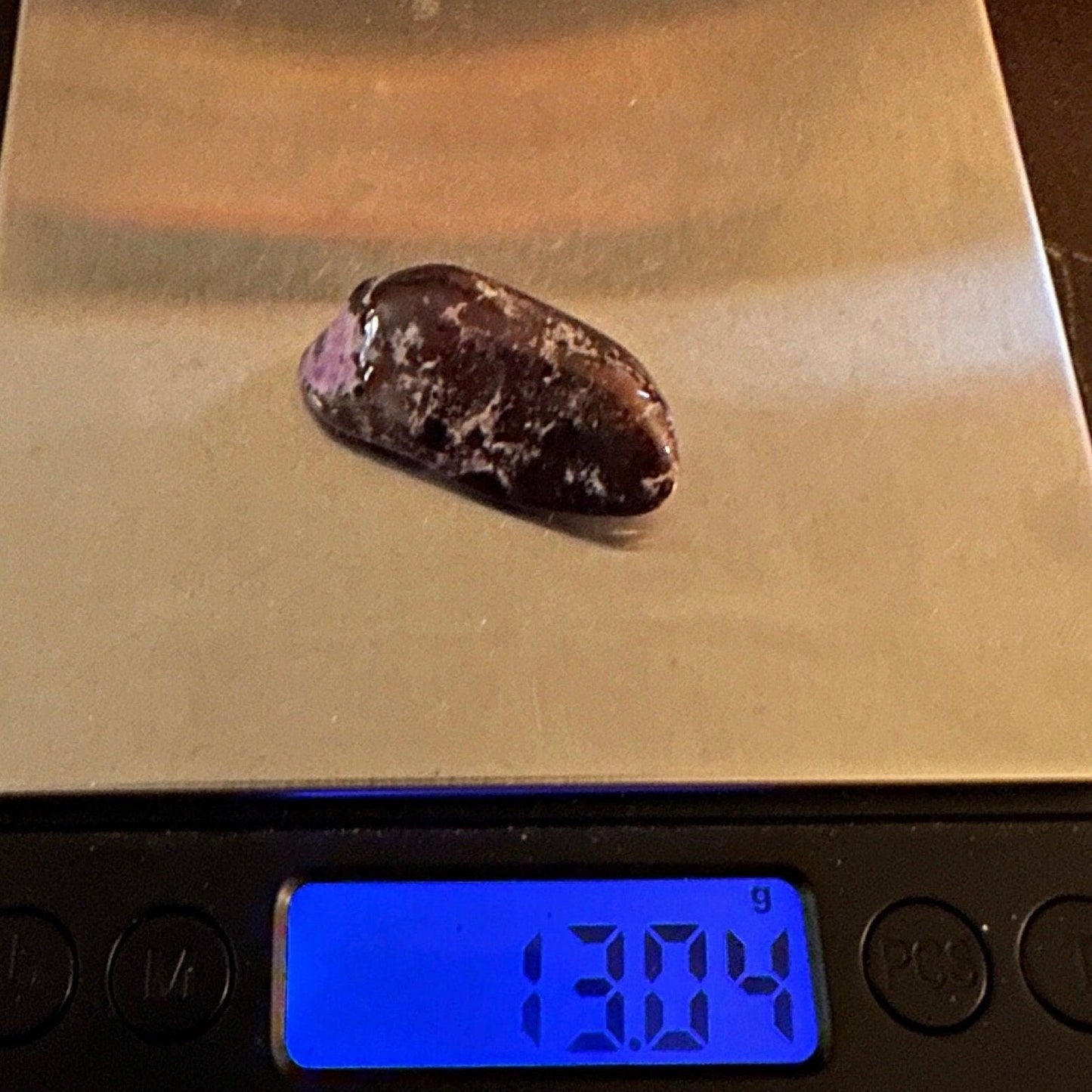Sugalite Specimen, Polished Sugalite, Rare Sugalite, Inner Peace, South African, Reiki Energy Work, Authentic Sugalite, 13.04 grams