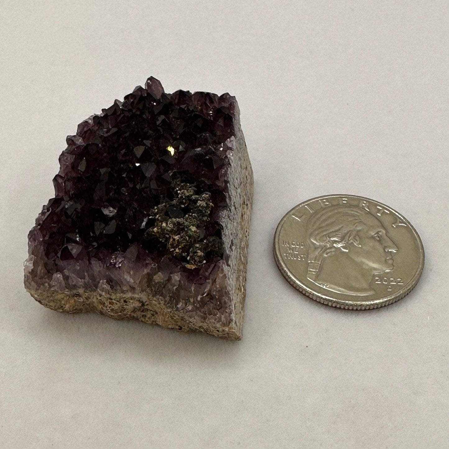 Deep Purple Amethyst Crystal, AAA+ Turkish Amethyst, Crystals, Alacam Mine, Crystal Collection, Crown Chakra, Turkey, 40.55 grams