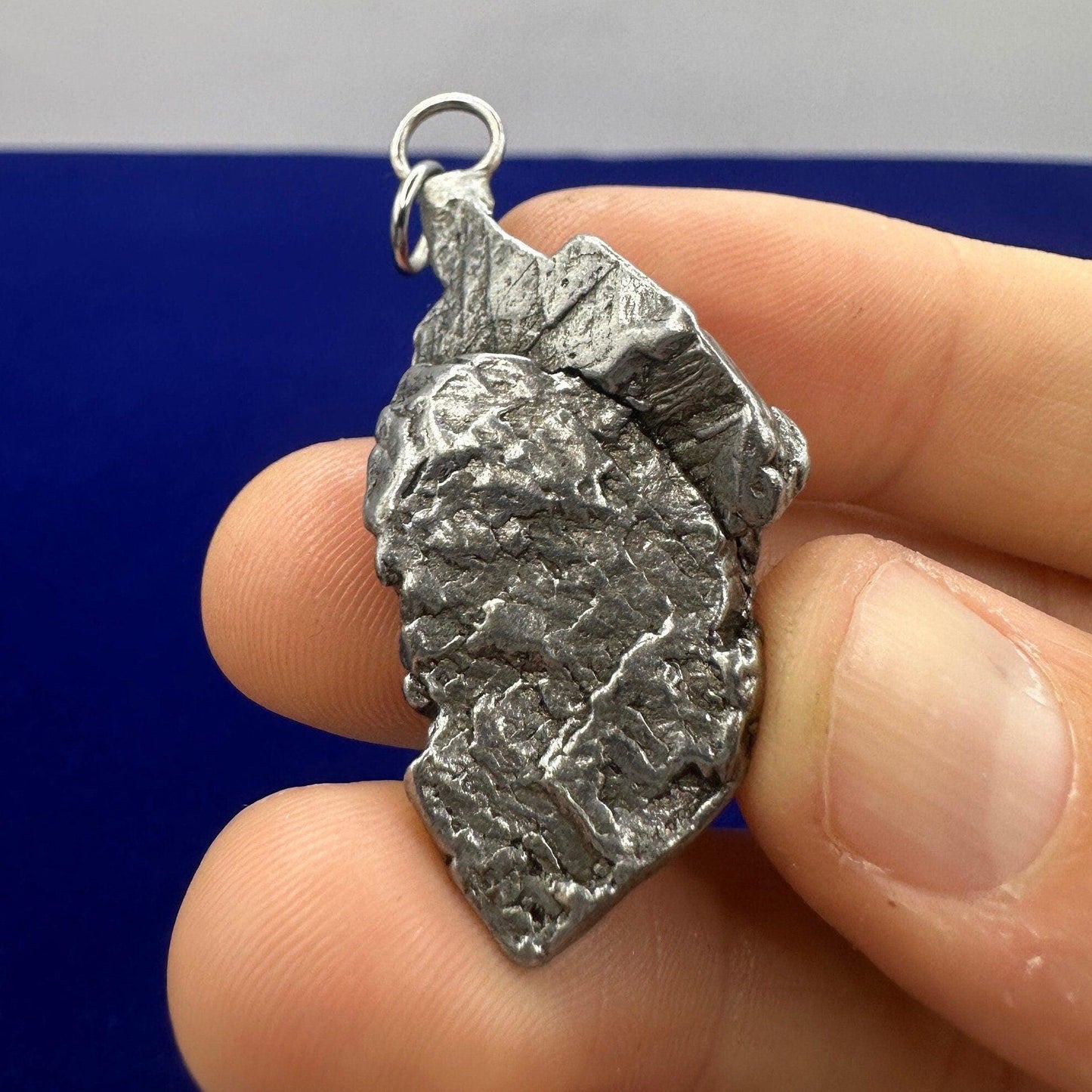 Beautiful Aletai Meteorite Pendant, 22.01 grams, Astronomy Gift, Authentic Meteorite, Meteorite Jewelry, Meteorite Pendant, COA, Space Gift