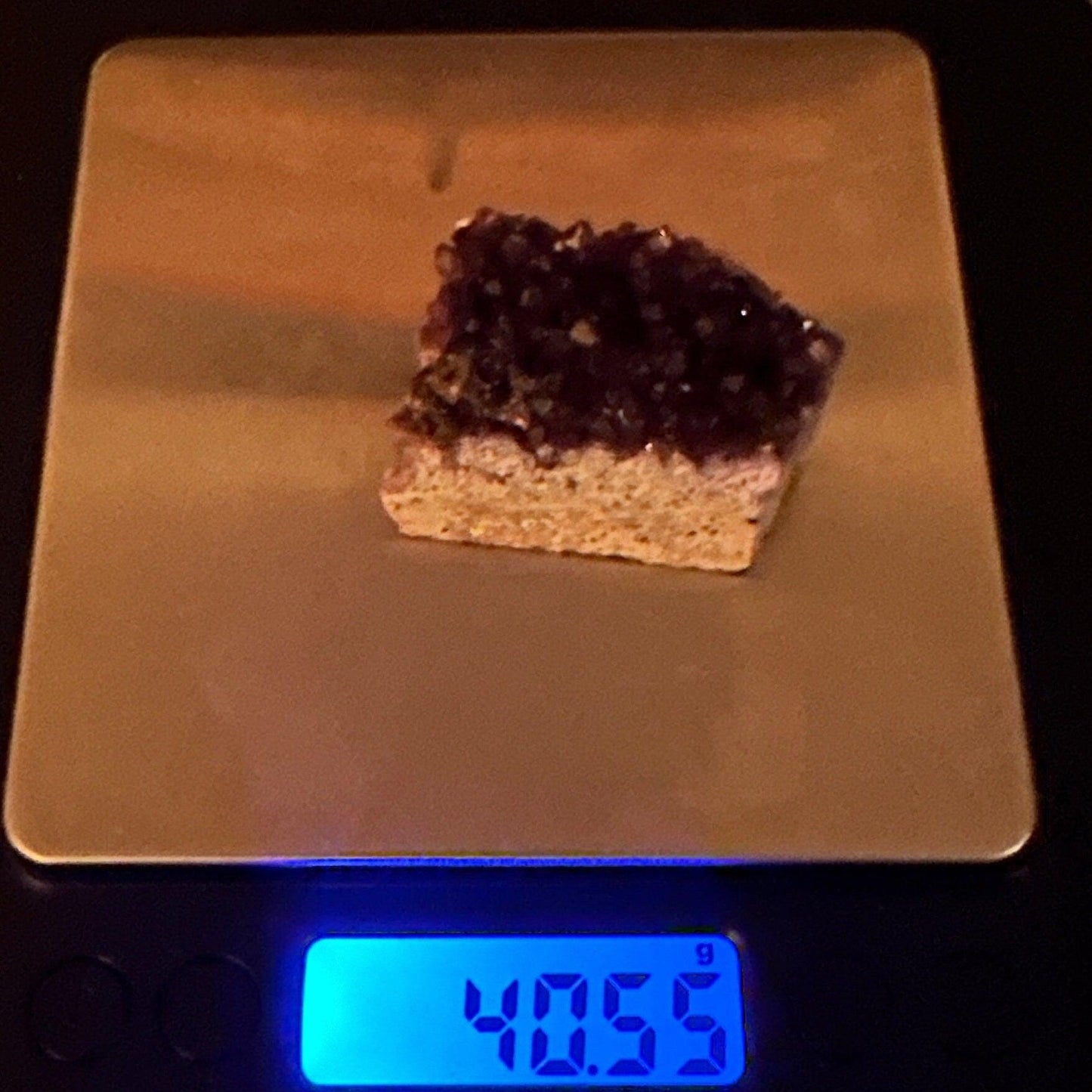 Deep Purple Amethyst Crystal, AAA+ Turkish Amethyst, Crystals, Alacam Mine, Crystal Collection, Crown Chakra, Turkey, 40.55 grams