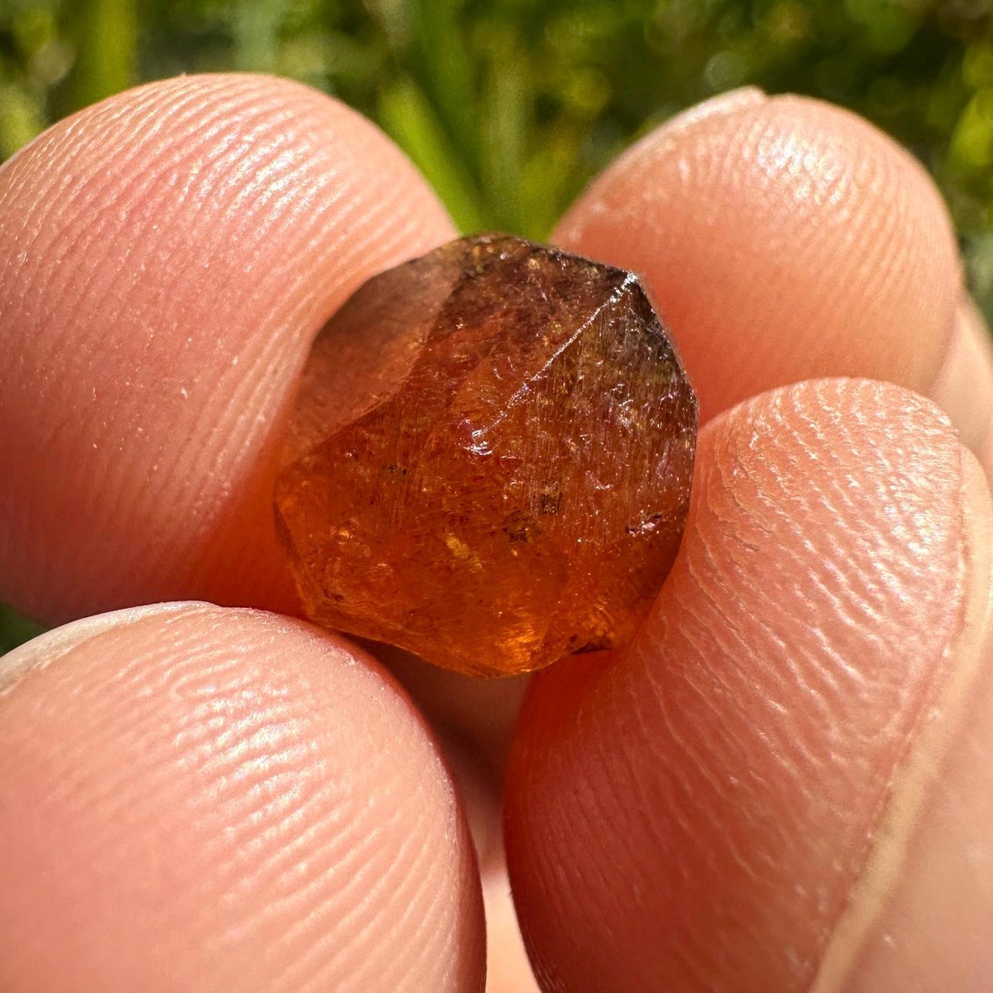 Spessartine Garnet, Speasartine, Loliondo Tanzania, Tanzanian Garnet, Meditation, Awakening, Rare Garnet, 1.68 grams, 8.4 carats