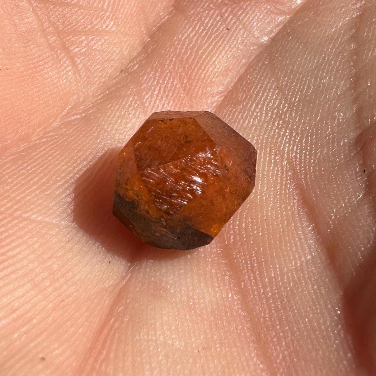 Spessartine Garnet, Speasartine, Loliondo Tanzania, Tanzanian Garnet, Meditation, Awakening, Rare Garnet, 1.68 grams, 8.4 carats