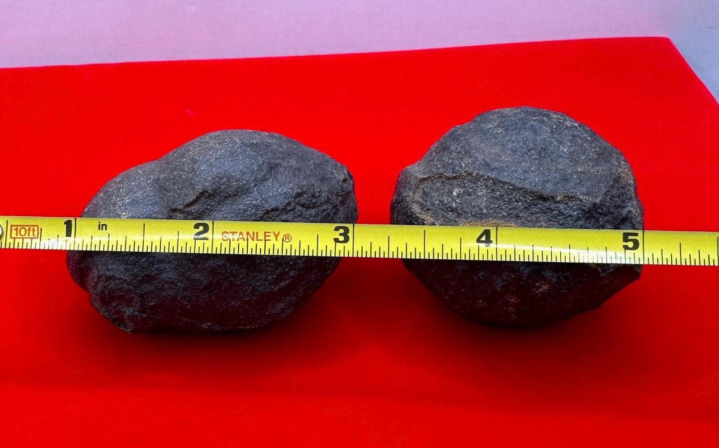 Rare Large Moqui Marbles, Pair of Stones, Shaman Stones, Southern Utah, Thunder Stones, Hopi Marbles, Sandstone, 5.7 oz|165 grams